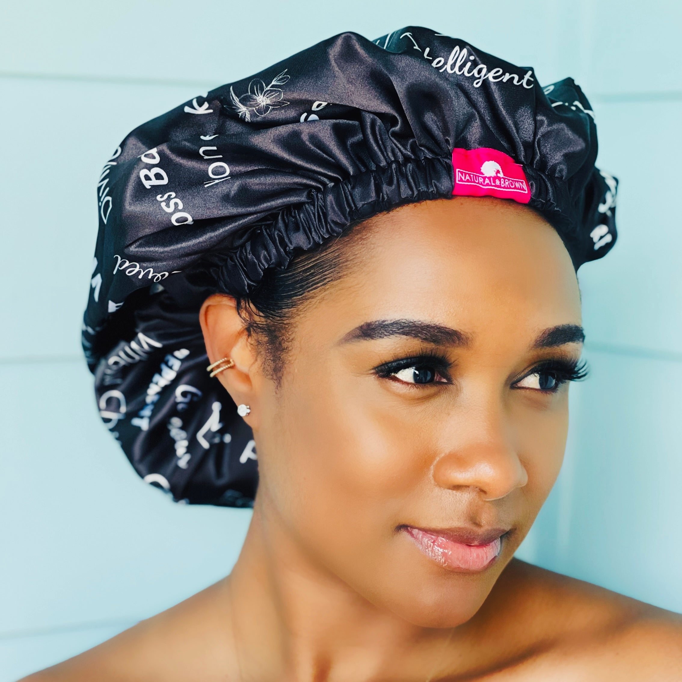 Shower & Steam Cap - Extra Large, Satin Lined