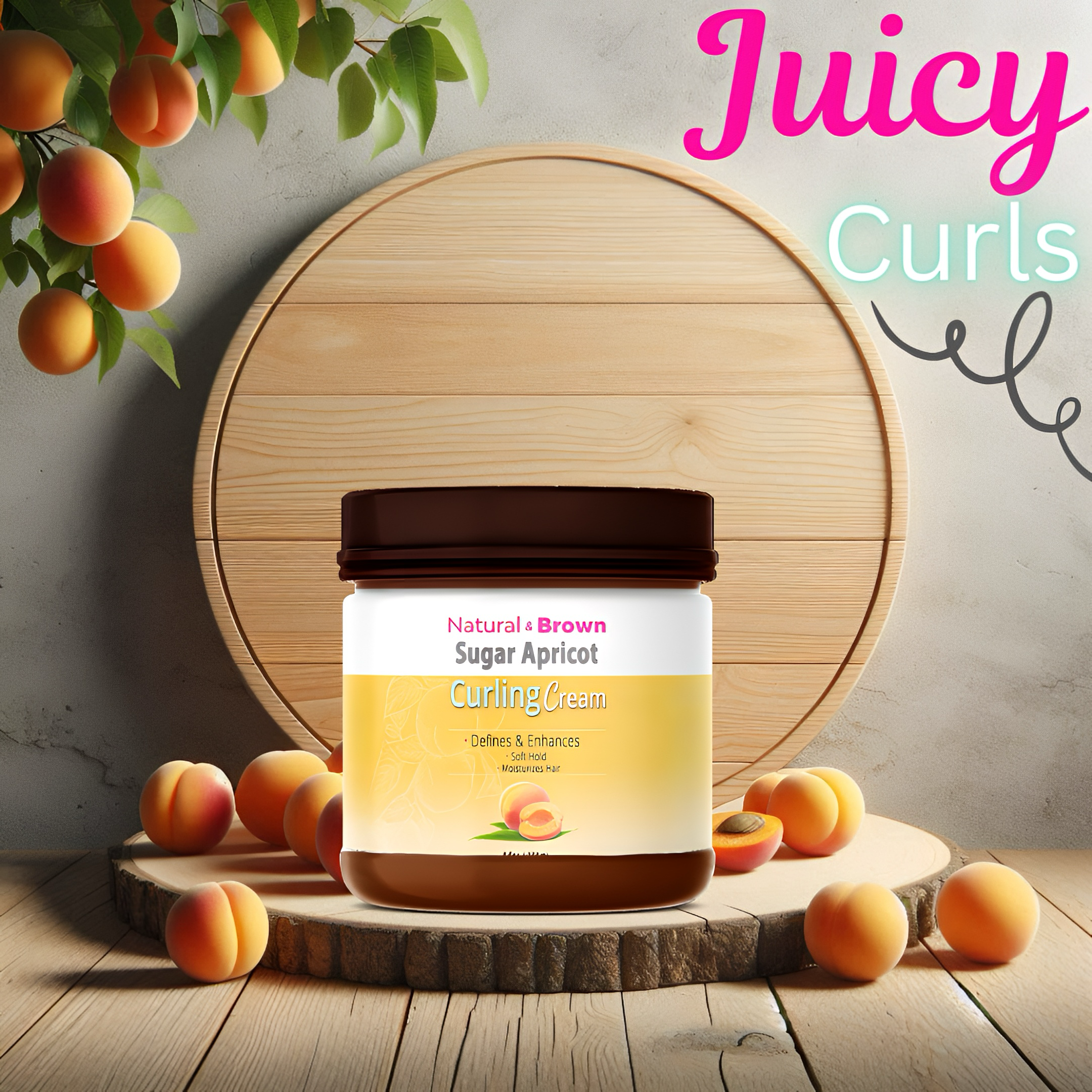 Curling Cream: Sugar Apricot