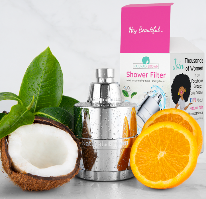 Shower Filter - Natural Hair & Skin Product for Women, Moisturizer, Skin Eczema Approved